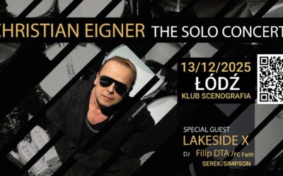 Christian Eigner: Solo Concert; special guets – Lakeside X, Filip DTA, FC Faith – 13.12.2025